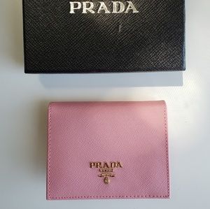 PRADA Wallet Women's Pink with Box